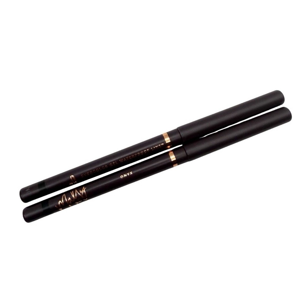 2 Onyx Mally Evercolor Gel Waterproof Eyeliner Black RARE DISCONTINUED Eye Liner